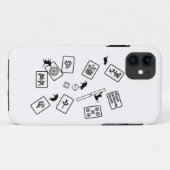 麻雀猫 mahjong cat Case-Mate iPhone case (Achterkant (horizontaal))