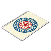 麻 雀 1 筒 / ÉÉN VAN DE CIRCLES -MAHJONG TEGEL- NOTITIEBOEK (Linkerzijde)