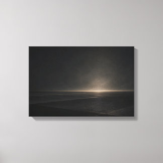 黒い水平面 — Aurema Canvas Afdruk