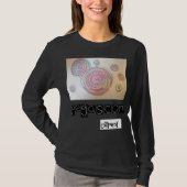 黒地に「縁結曼荼羅」 Tシャツ T-SHIRT (Voorkant)