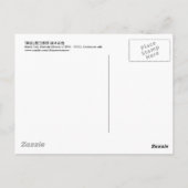 黒猫, 春草 Zwarte Kat, Shunsō Briefkaart (Achterkant)