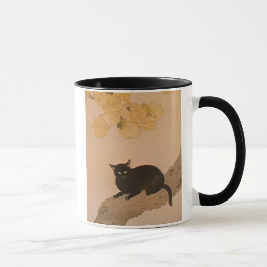 黒 猫, 春 zwarte kat, shundo mok (Rechts)