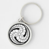 黒 藤 巴 SLEUTELHANGER (Voorkant)