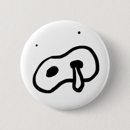 鼻水ぶた RONDE BUTTON 5,7 CM (Voorkant)