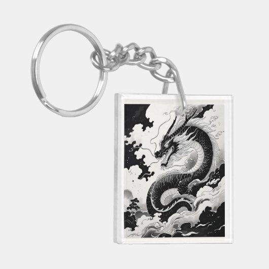 龍の神聖な力 SLEUTELHANGER (Voorkant Links)