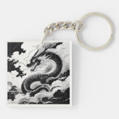龍の神聖な力 SLEUTELHANGER (Achterkant)