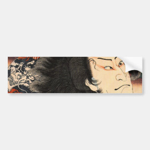龍 の 役 者, 青 Tattoo van Dragon, Ukie Bumpersticker