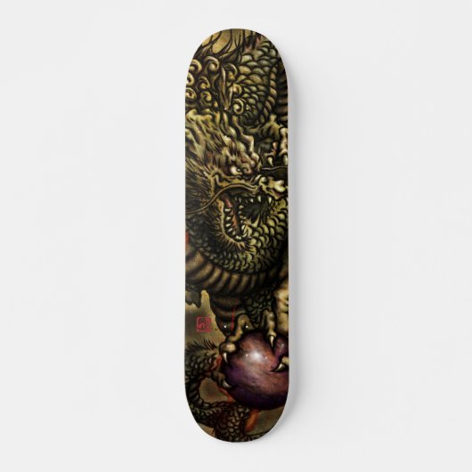 龍 画 - RYUGA - PERSOONLIJK SKATEBOARD (Voorkant)