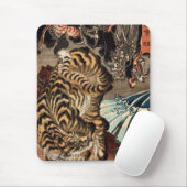 龍 虎, 国 Tiger & Dragon, Kuniyoshi, Ukiyo-e Muismat (Met muis)