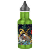 龍 虎, 豊 Dragon & Tiger, Toyokuni, Ukiyo-e Waterfles (Links)