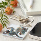 "龙"draak sleutelhanger (Voorkant Rechts)