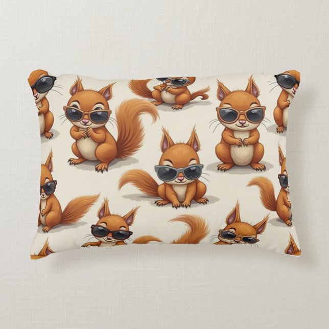 귀여운 다람쥐 쿠션 ACCENT KUSSEN (Voorkant)