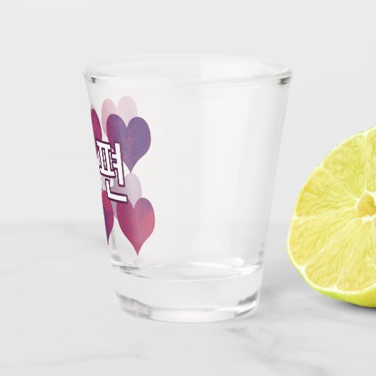 남 편 HUSBAND IN KOREAN SOJU SHOT GLAS (Rechts)