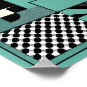 민트패턴 액자 POSTER (Hoek)