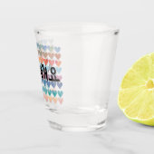 사 랑 해 ik hou van je in Koreaans hart SOJU Shot Glas (Rechts)