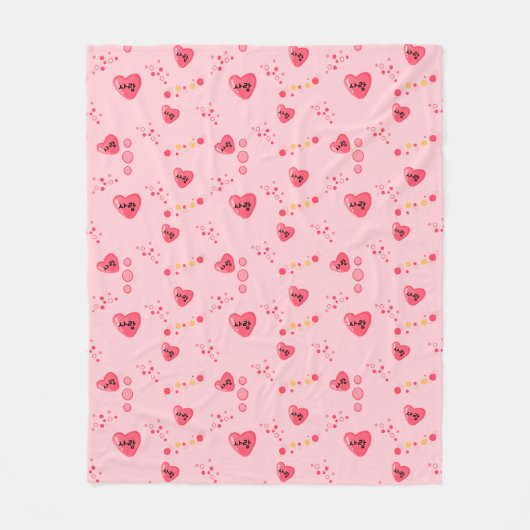 사 랑 - HOUD IN HET Koreaans Fleece Deken (Voorkant)