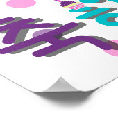 생 일 하 요 HAPPY BIRTHDAY IN KOREAN POSTER (Hoek)