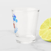 생 일 하 해 요! Happy Birthday in Koreaans gepersonalis Shot Glas (Rechts)