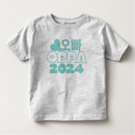 오빠 OPPA 2024 Koreaanse Big Brother Baby Aankondigi Kinder Shirts