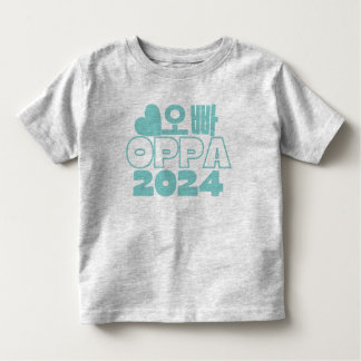 오빠 OPPA 2024 Koreaanse Big Brother Baby Aankondigi Kinder Shirts