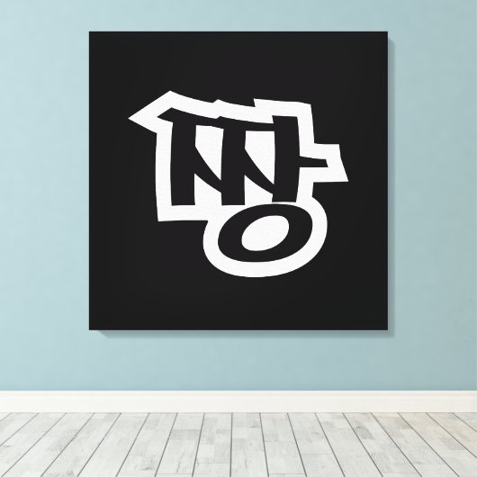 짱 JANG - De BEST ~ Korean Slang Hangul Language Canvas Afdruk (Insitu (Houten vloer))