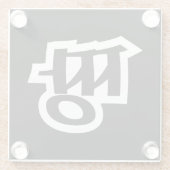 짱 JANG - De BEST ~ Korean Slang Hangul Language Glazen Onderzetter (Achterkant)