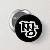 짱 JANG - De BEST ~ Korean Slang Hangul Language Ronde Button 5,7 Cm (Voorkant /achterkant)