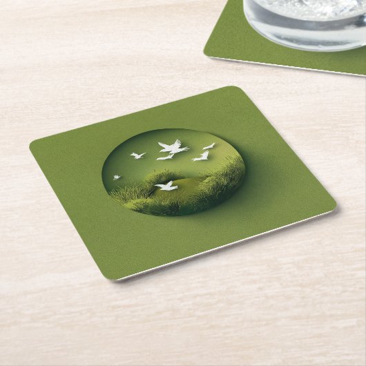 초록액자 KARTONNEN ONDERZETTERS (Schuin)