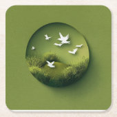 초록액자 KARTONNEN ONDERZETTERS (Voorkant)