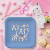 태 권 Taekwondo Koreaans gepersonaliseerd vechtkunst Papieren Bordje (Feest)