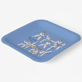 태 권 Taekwondo Koreaans gepersonaliseerd vechtkunst Papieren Bordje (Gebogen)