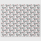 할 머 grootmoeder in Koreaans verpakkingspapier Cadeaupapier (Vlak)