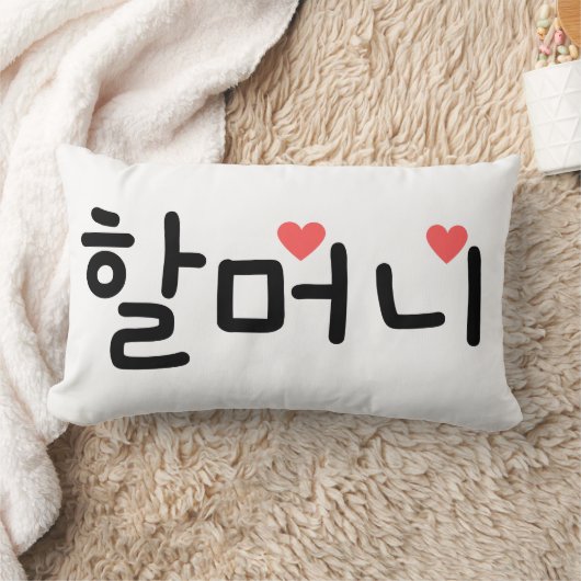 할 머 oma 니 Koreaans Kussen (Deken)