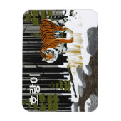 호 이 (Siberische tijger) Magneet (Verticaal)