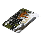 호 이 (Siberische tijger) Magneet (Linkerzijde)