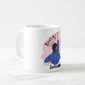 화 팅 - Good Luck Korean Hangul Koffiemok (Voorkant links)