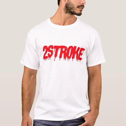2STROKE BIKE ENGINE MOTORCYCLE T-SHIRT (Voorkant)