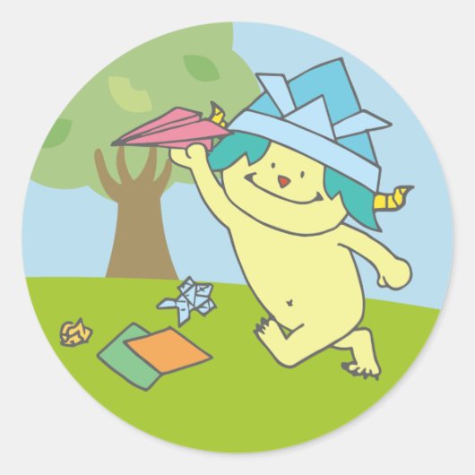 5月モンスターシール RONDE STICKER (Voorkant)