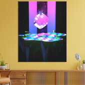 ｔｈｅ　ｉｓｌａｎｄ　は ヾ canvas afdruk (Insitu (Woonkamer))