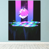 ｔｈｅ　ｉｓｌａｎｄ　は ヾ canvas afdruk (Insitu (Houten vloer))