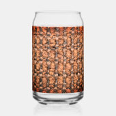 "𝐅𝐚𝐛𝐫𝐢𝐜" drink bril blikvorm glas (Voorkant)