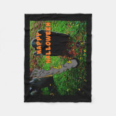 𝐇𝐀𝐏𝐏𝐘 𝐇𝐀𝐋 𝐋 𝐎 𝐖 𝐄 𝐄 𝐍 FLEECE DEKEN (Voorkant)