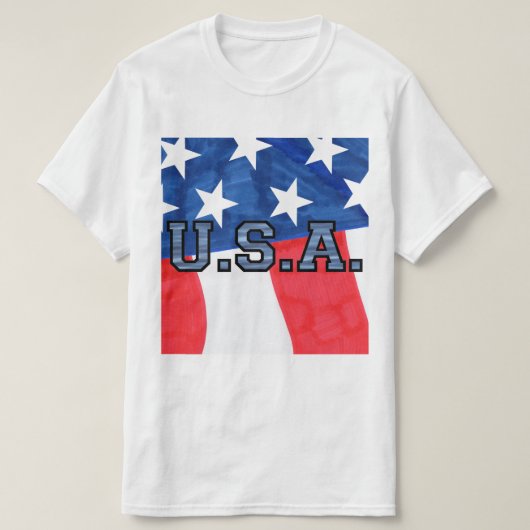 𝐔.𝐒.𝐀 T-Shirt (Design voorkant)