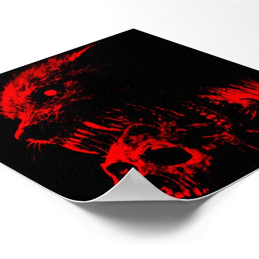 𝗕𝗢𝗥𝗡𝗧𝗢 𝗞 𝗜 𝗟 𝗟 | Mat papier afdrukken Poster (Hoek)