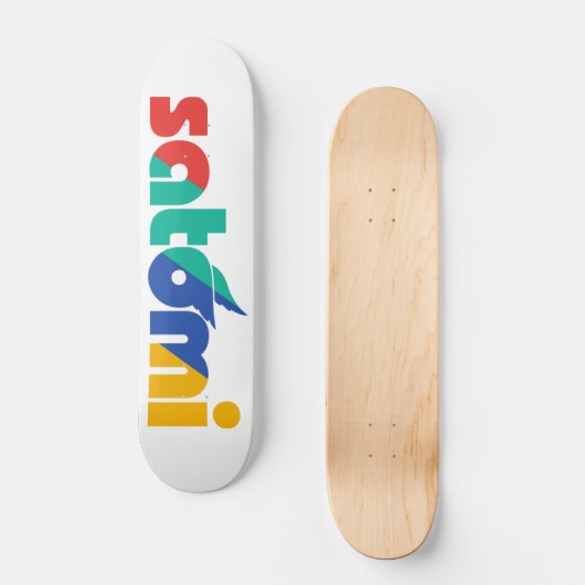 𝙩𝙚𝙖𝙢 𝙨𝙖𝙩𝙤 𝙢 𝙞 PERSOONLIJK SKATEBOARD (Voorkant)