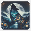 Zoek naar volle maan wolf stickers Generatief element