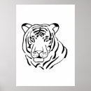Zoek naar zwart wit tijger posters Voor hem