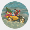 Zoek naar motorfiets stickers Santa