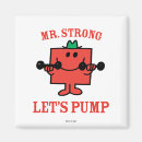 Zoek naar ijzer magneten Cartoon