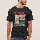 Zoek naar 55 jaar oud tshirts Bday
